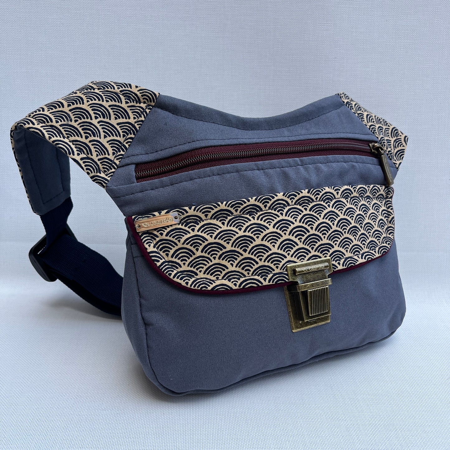 Special Gray Japanese Waves + Bolsillo trasero · Pieza Única Núm. 13594