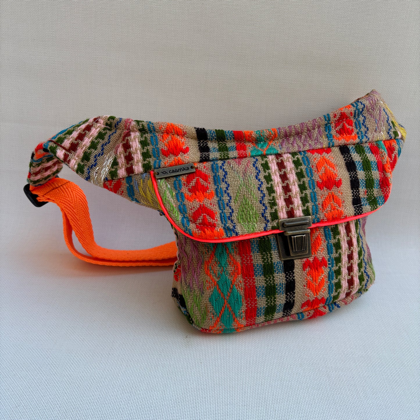Riñonera Mini "Special Etnical India" + Bolsillo trasero extra · Pieza Única Núm. 18413