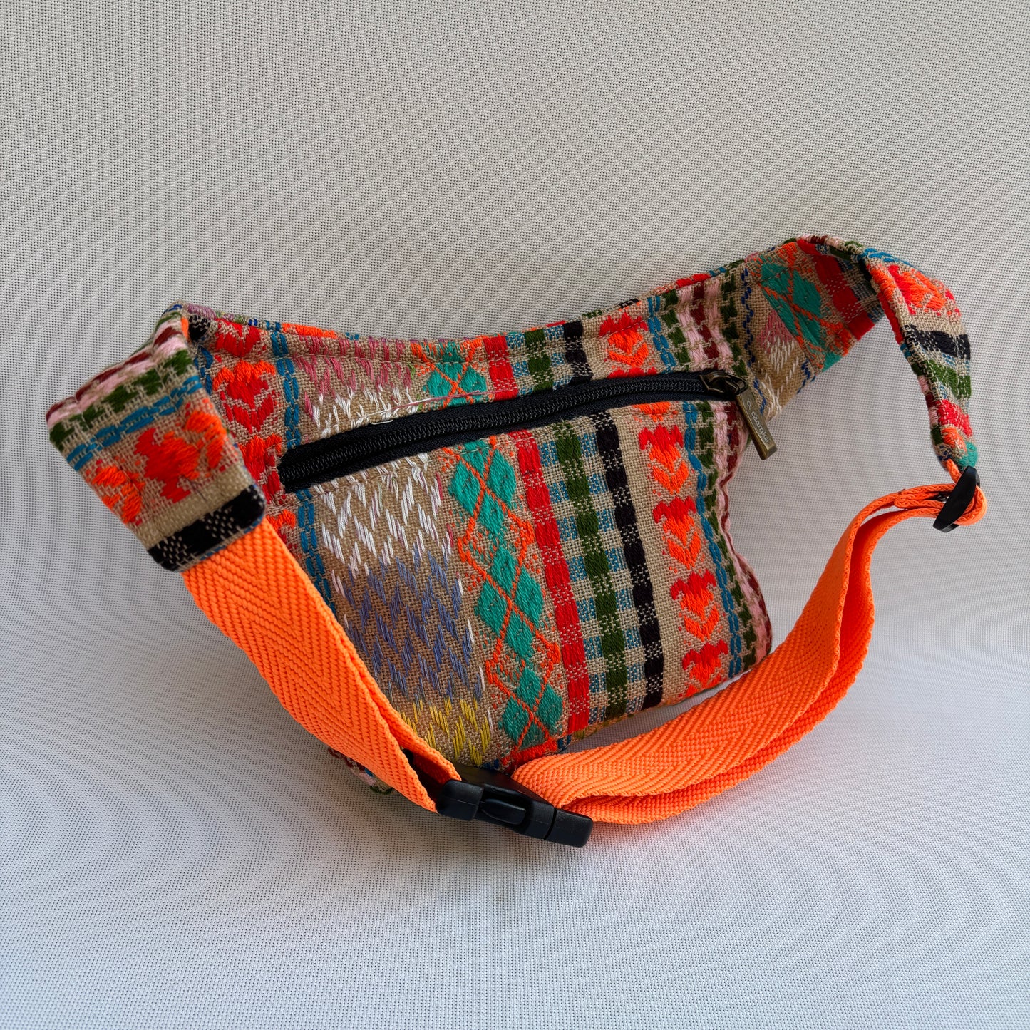 Riñonera Mini "Special Etnical India" + Bolsillo trasero extra · Pieza Única Núm. 18413