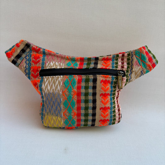 Riñonera Mini "Special Etnical India" + Bolsillo trasero extra · Pieza Única Núm. 18413