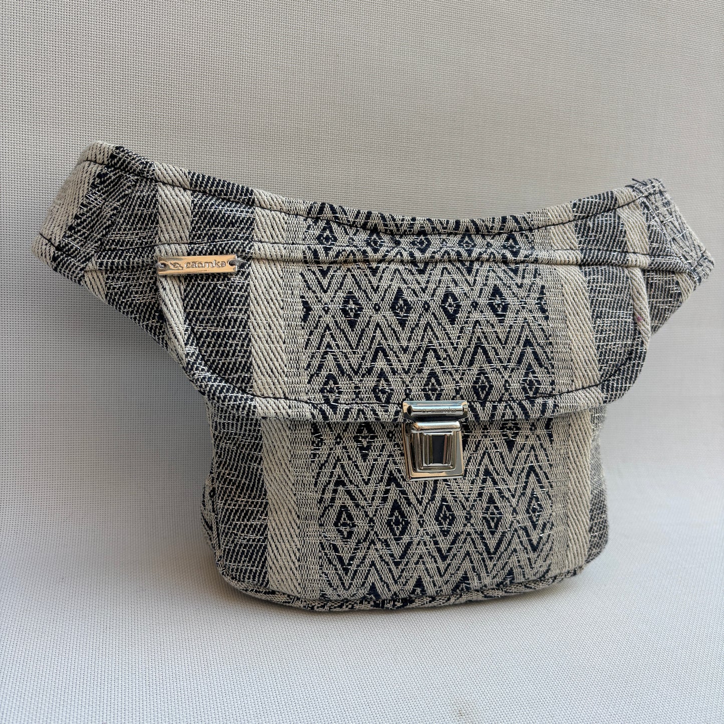 Riñonera Mini "Special Elegant India" + Bolsillo trasero extra · Pieza Única Núm. 18419