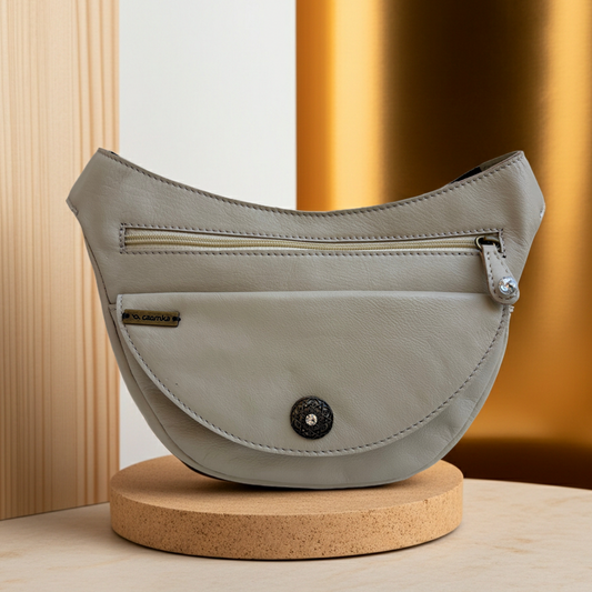 Riñonera Luna "Special Beige Luxury" · Piel · Pieza Exclusiva Núm. 19384