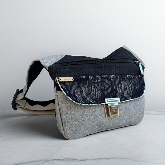 Riñonera "Elegant Party Top" + Bolsillo trasero · Pieza Única Núm. 19080
