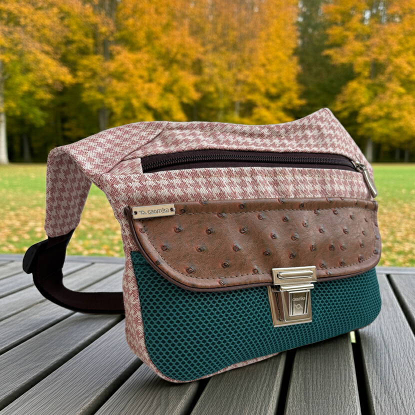 Spezielles schwarzes „Cordura“ &amp; Silber + Gesäßtasche, exklusives Teil Nr. 11492