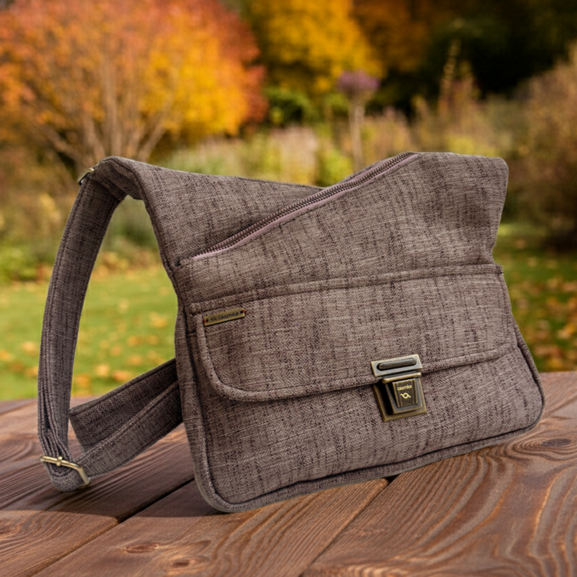 Bolso Bandolera Súper Caomka "Autumn Brown" · Pieza Exclusiva Núm. 17971