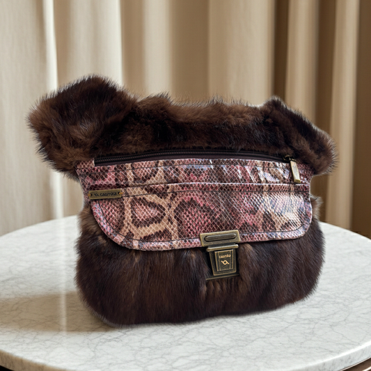 Riñonera "Special Animal Print Felina" · Polipiel + Bolsillo trasero · Pieza Única Núm. 18479