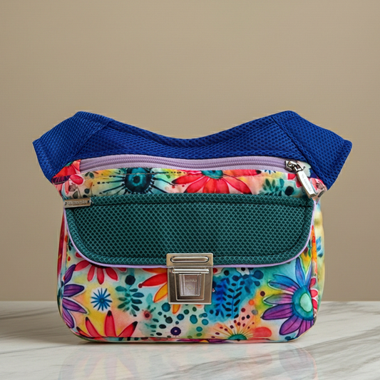 Riñonera "Special Flower Power Top" + Bolsillo trasero · Pieza Única Núm. 18303