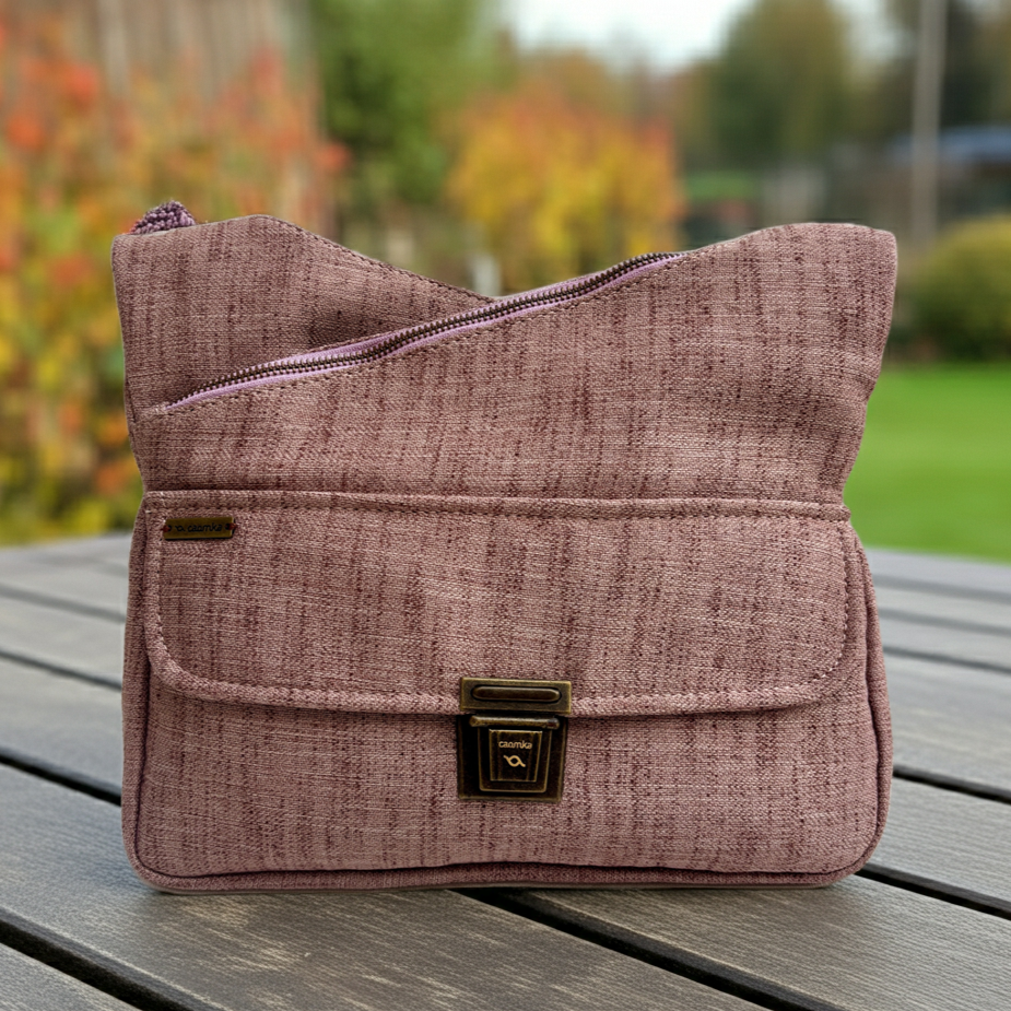 Bolso Bandolera Súper Caomka "Autumn Roma" · Pieza Exclusiva Núm. 17969