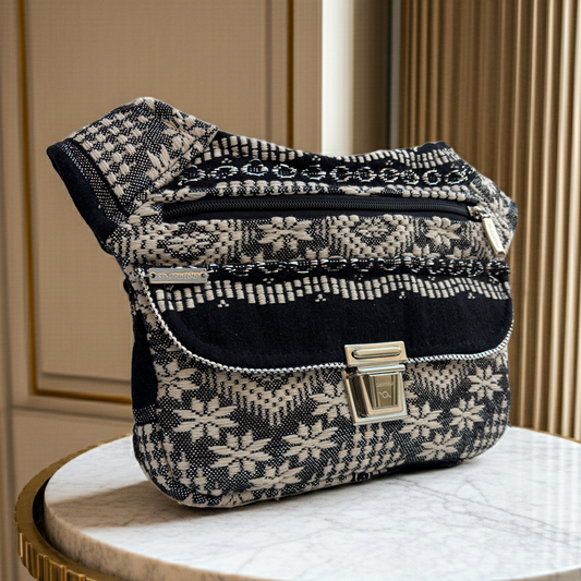 Riñonera “Special India Black & Silver” · Pieza Única Núm. 18417