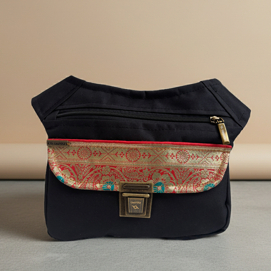 Riñonera "Special Cordura Black & India" · Pieza Única Núm. 18570