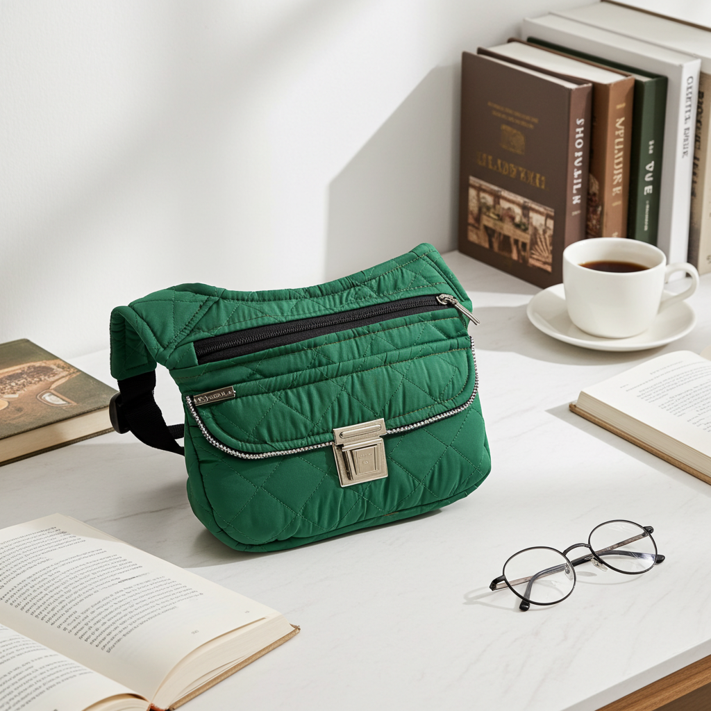 Riñonera "Special Green Elegant" · Pieza Única Núm. 18742