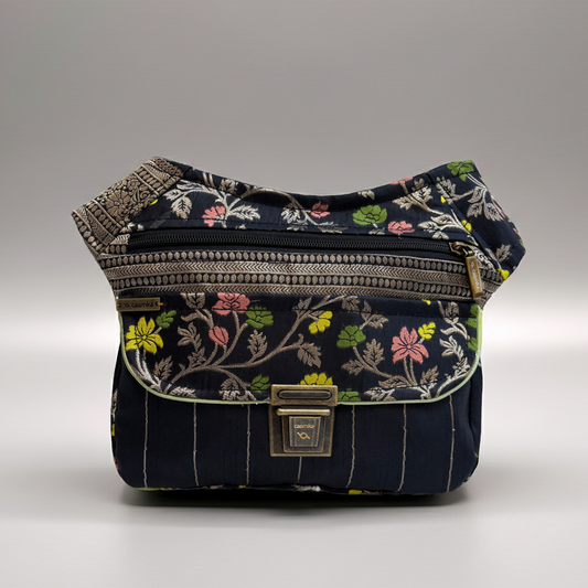 Riñonera "Elegant Luxury India Golden" + Bolsillo trasero · Pieza Única Núm. 19169