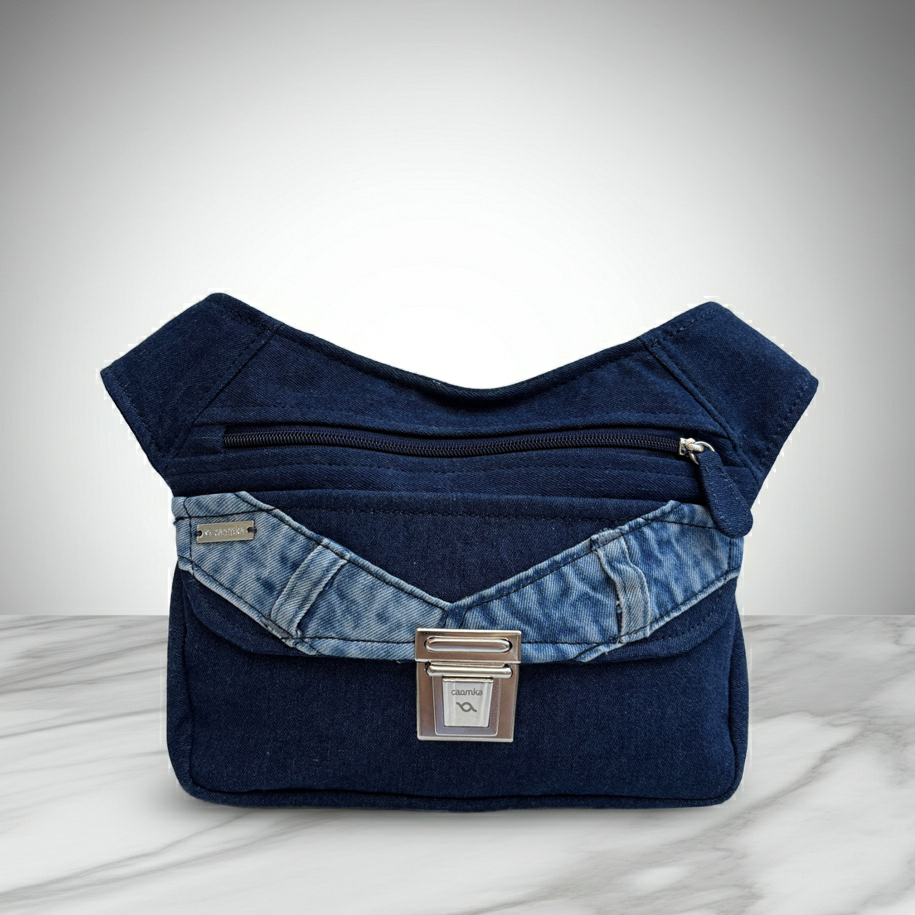 Riñonera "Special Blue Denim Jeans" + Bolsillo trasero · Pieza Única Núm. 19131