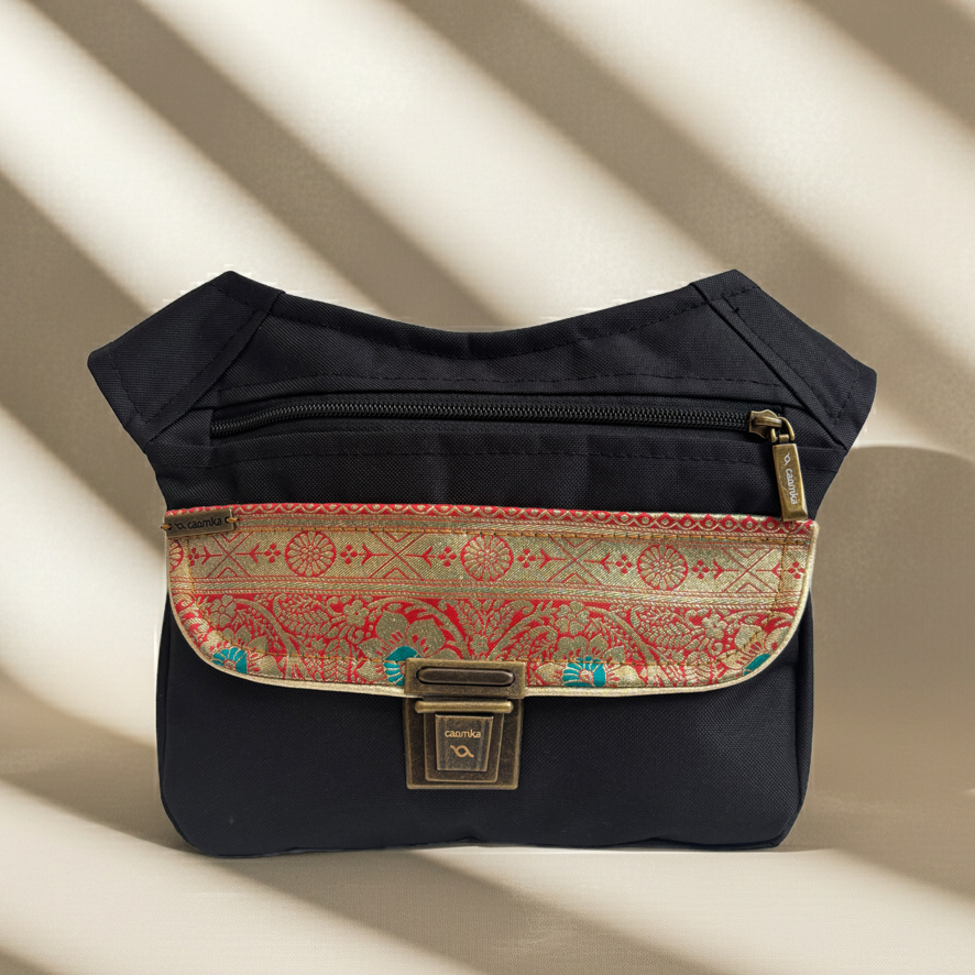 Riñonera "Special Cordura Black & India" · Pieza Única Núm. 18566