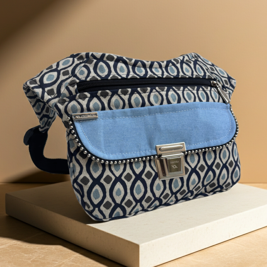 Riñonera "Square Vintage" · Pieza Única Núm. 18043