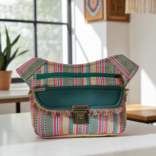 Riñonera "Special India Energy" + Bolsillo trasero · Pieza Única Núm. 18786