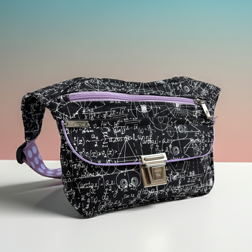 Riñonera "Special Einstein Fantasy Top" · Impermeable + Bolsillo trasero extra · Pieza Única Núm. 19449