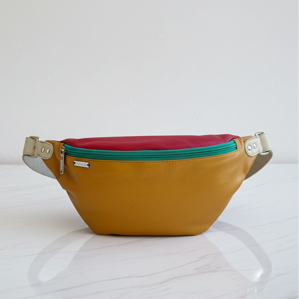 Retro Chic Watermelon Fantasy Colors · Piel / Cuero · Pieza Única Núm. 19146