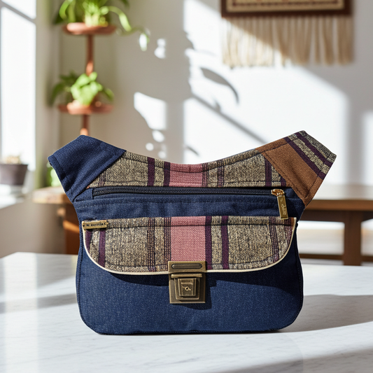 Spezielles schwarzes „Cordura“ &amp; Silber + Gesäßtasche, exklusives Teil Nr. 11492