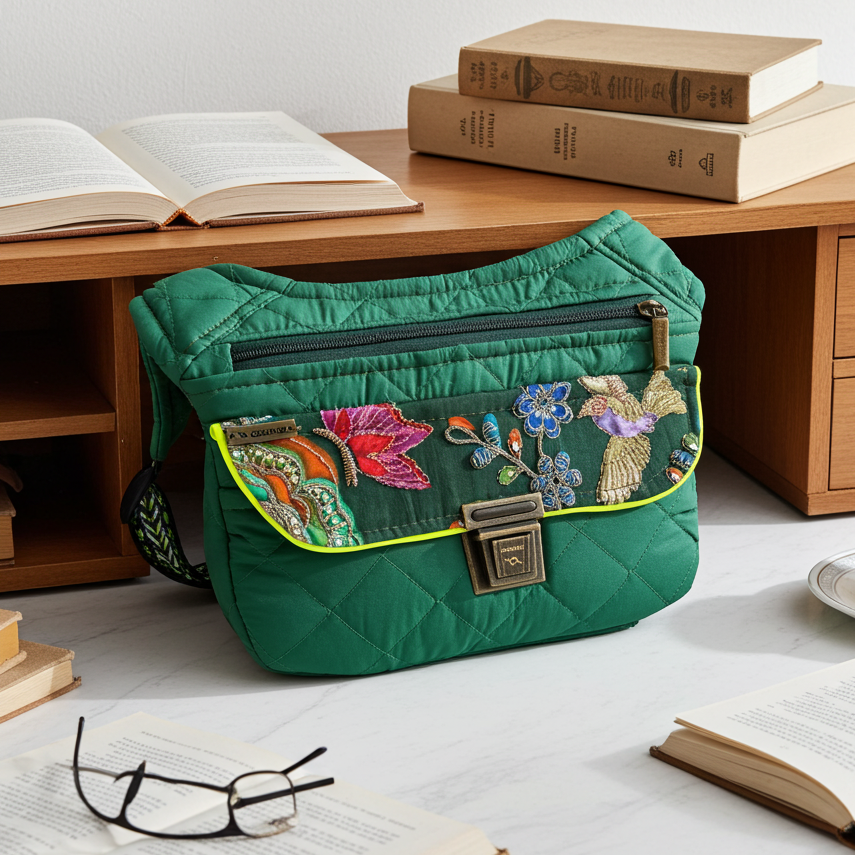 Riñonera "Special India Green Top" + Bolsillo trasero · Pieza Única Núm. 18739