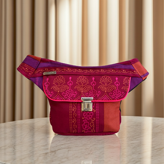 Riñonera Mini "Elegant Fantasy Top" + Bolsillo trasero extra · Impermeable · Pieza Única Núm. 18389