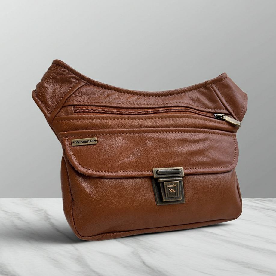 BioCuir Classic Black &amp; Silver BioCuir® Natural Leather Exclusive Piece No. 6678