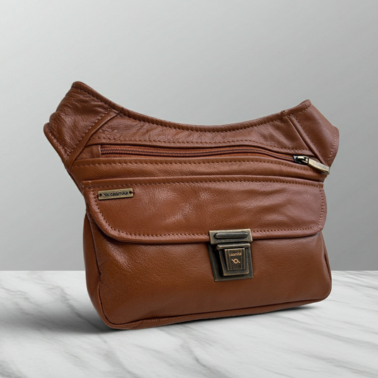 BioCuir Classic Black &amp; Silver BioCuir® Natural Leather Exclusive Piece No. 6678