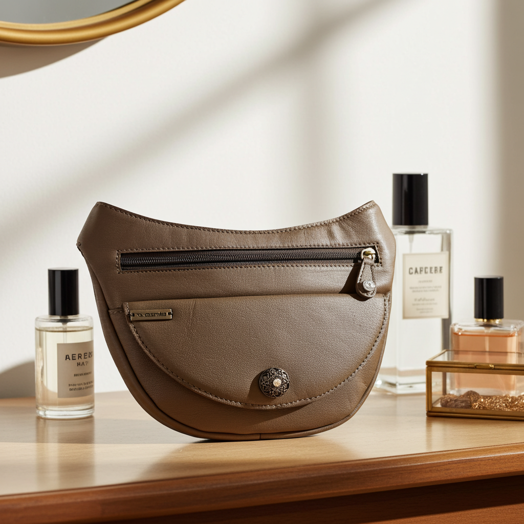 Riñonera Luna "Special Brown Luxury" · Piel · Pieza Exclusiva Núm. 19383