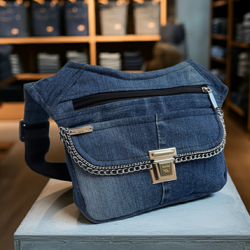 ♻️ Jeans Recycled ♻️ Einzelstück Nr. 11935