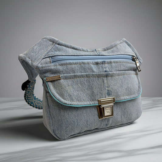 Riñonera "Jeans Top" ♻️ Jeans Recycled ♻️ · Pieza Única Núm. 18937