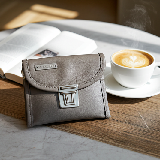 🎁 Mini monedero en piel "SLIM" · Pieza Única Núm. 18871 (100% off)