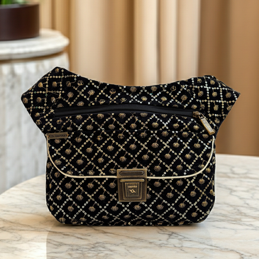 Riñonera "Elegant Luxury India Golden" + Bolsillo trasero · Pieza Única Núm. 18351