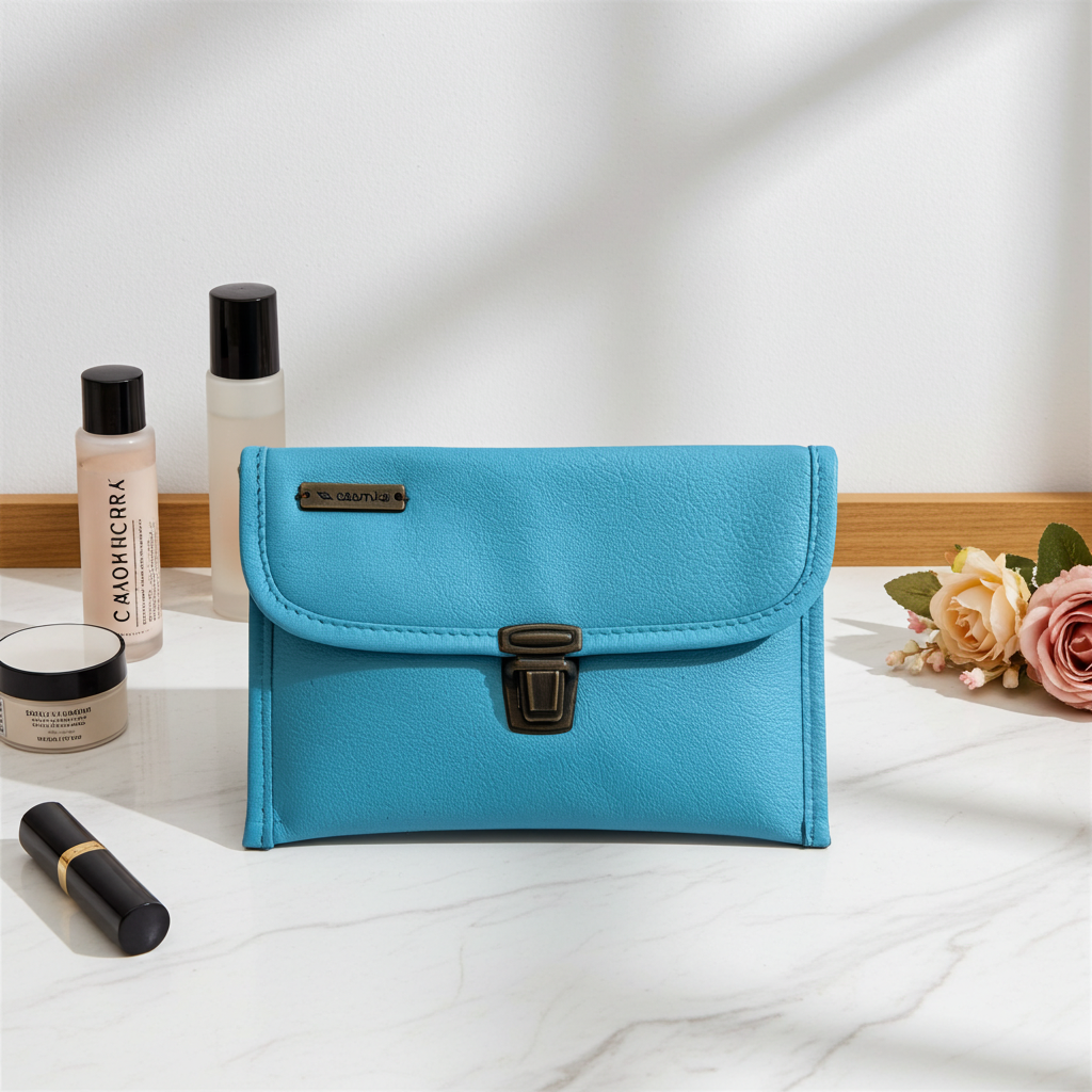 CAOMKA Flat Coin Purse Natürliches BioCuir®-Leder Exklusivstück Nr. 13177