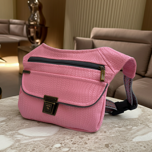 Riñonera "Special Pink Top" + Bolsillo trasero · Polipiel · Pieza Única Núm. 18368