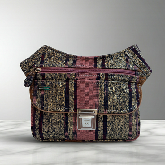 Riñonera "Elegant Golden India" + Bolsillo trasero · Pieza Única Núm. 18896