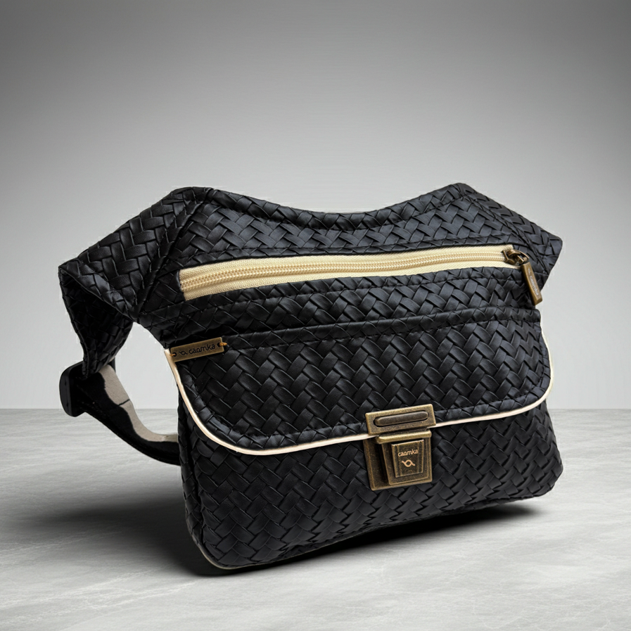 Riñonera "Special Black Top" + Bolsillo trasero · Polipiel · Pieza Única Núm. 18753