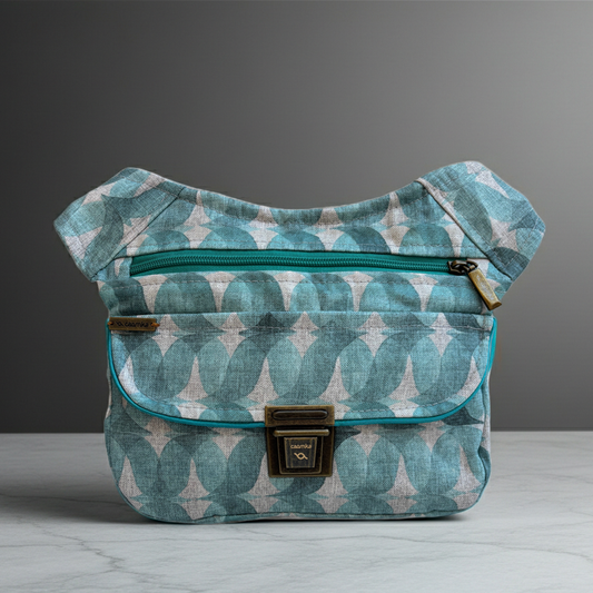 Riñonera "Special Blue Sea" + Bolsillo trasero · Impermeable ·Pieza Única Núm. 18764