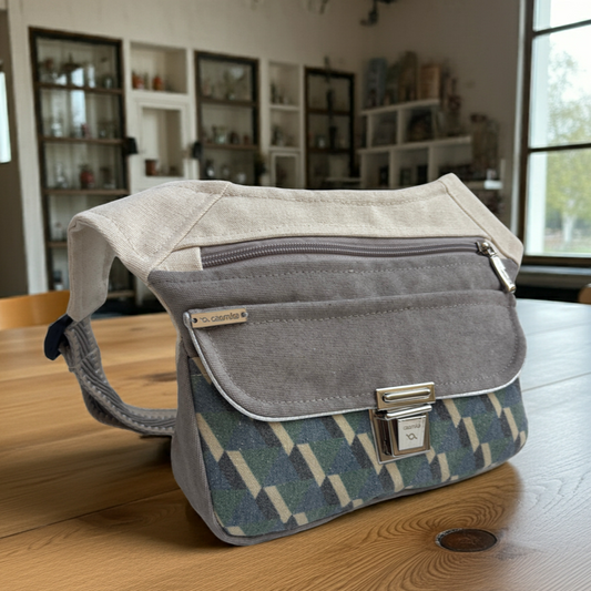 Riñonera "Special Geometric Top" + Bolsillo trasero · Pieza Única Núm. 18031