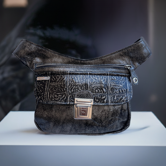 Riñonera "Special Silver Metal Top" · Piel - Cuero · Pieza Exclusiva Núm. 15694