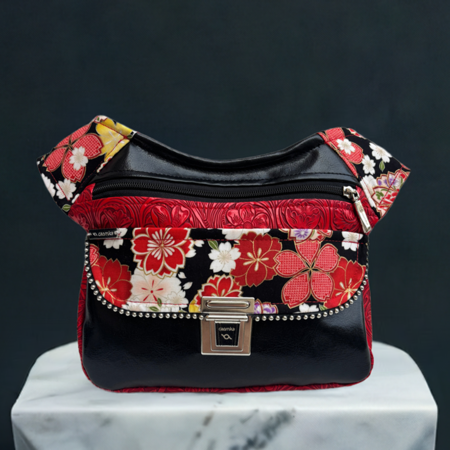 Riñonera "Special Japanese Spring" + Bolsillo trasero · Polipiel · Pieza Única Núm. 17368