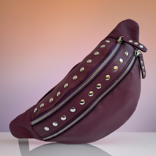 Premium Retro Chic Green BioCuir® Natural Leather Exclusive Piece No. 12639