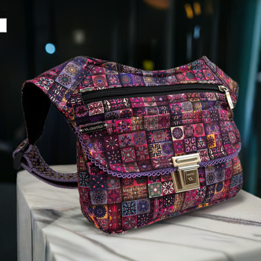 Riñonera "Special Chic Mandalas Top" + Bolsillo trasero · Pieza Única Núm. 17001