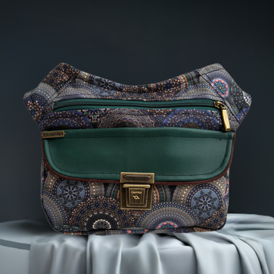 Riñonera "Special Mandalas Top" + Bolsillo trasero · Pieza Única Núm. 16822