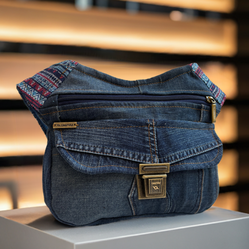 ♻️ Jeans Recycled ♻️ Einzelstück Nr. 11975