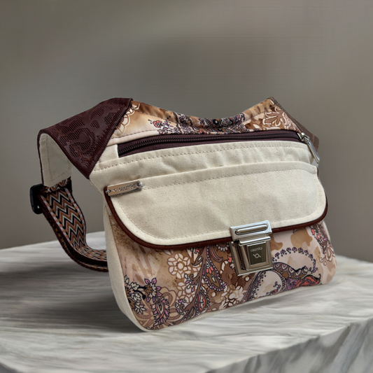 Riñonera "Elegant Art Top" + Bolsillo trasero · Pieza Única Núm. 17309