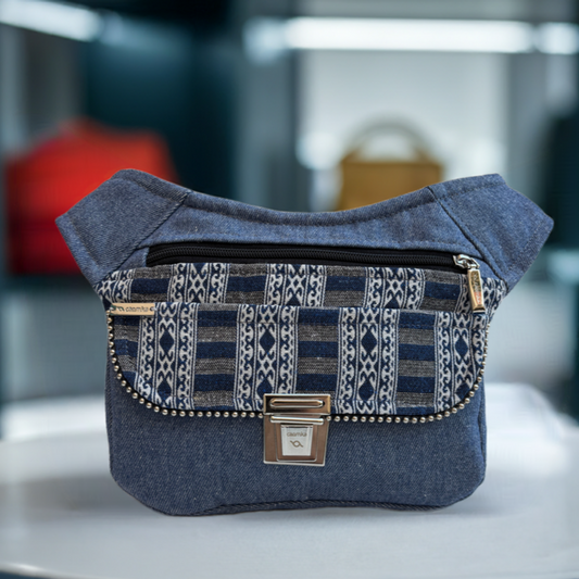 Riñonera "Special Jeans Etnical Top" · Pieza Única Núm. 16859