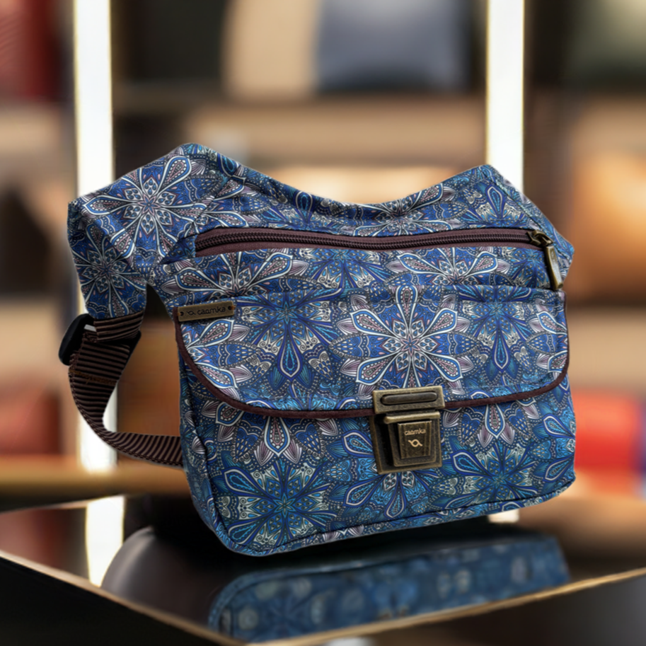 Riñonera "Special Mandalas Blue" + Bolsillo trasero · Pieza Única Núm. 16668