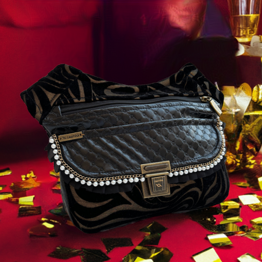 Riñonera "Luxury New Year Plus" · Terciopelo · Pieza Única Núm. 16793