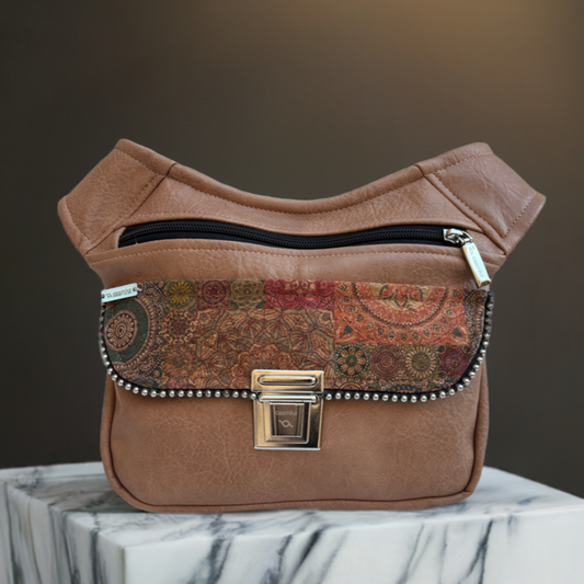 Riñonera "Special Elegant Camel Top" · Polipiel · Pieza Única Núm. 16980