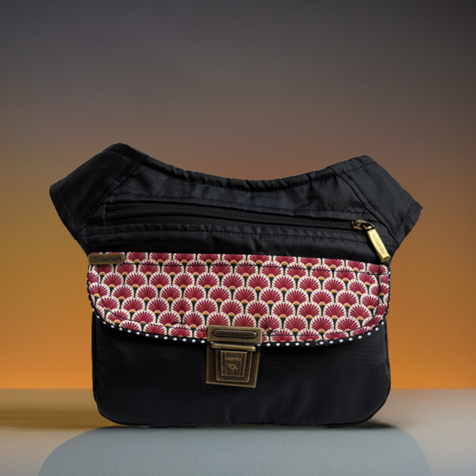 Riñonera "Black Persian" · Impermeable · Pieza Exclusiva Núm. 16927